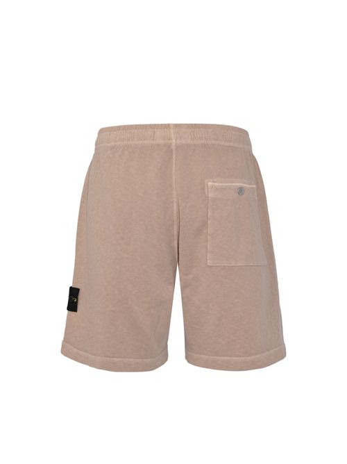 Bermuda 6200014 in felpa di cotone mafilé Desert STONE ISLAND | 6200014S0060V019A